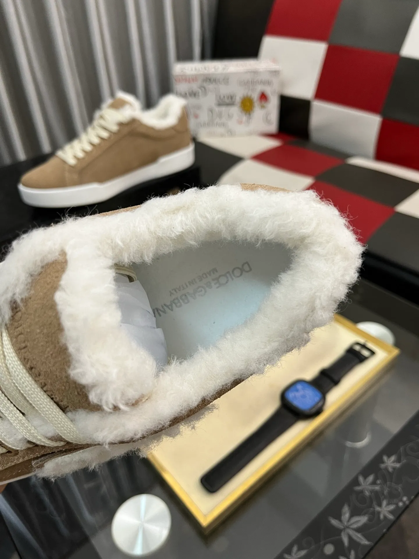 Men's men's shoes💰420⌚️⌚️New DG Dolce & Gabbana high-end couple's sports and casual shoes, imported cowhide, multiple material splicing design➕Imported cowhide lining, cowhide feet➕original TPR elastic outsole. Size: 35-46